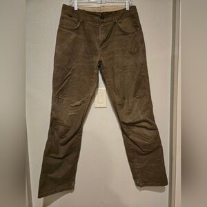 Kuhl Pants 32x33 Brown Patina Dye Hot Rydr Canvas